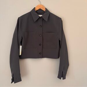 Wilfred Gray Utility Jacket Cropped Relaxed Fit